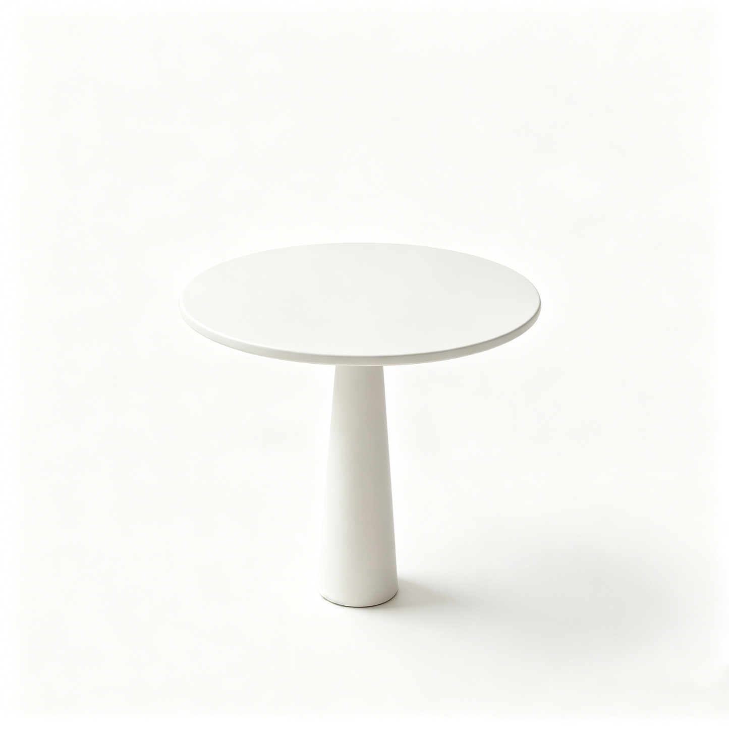 White Tapered Side Table