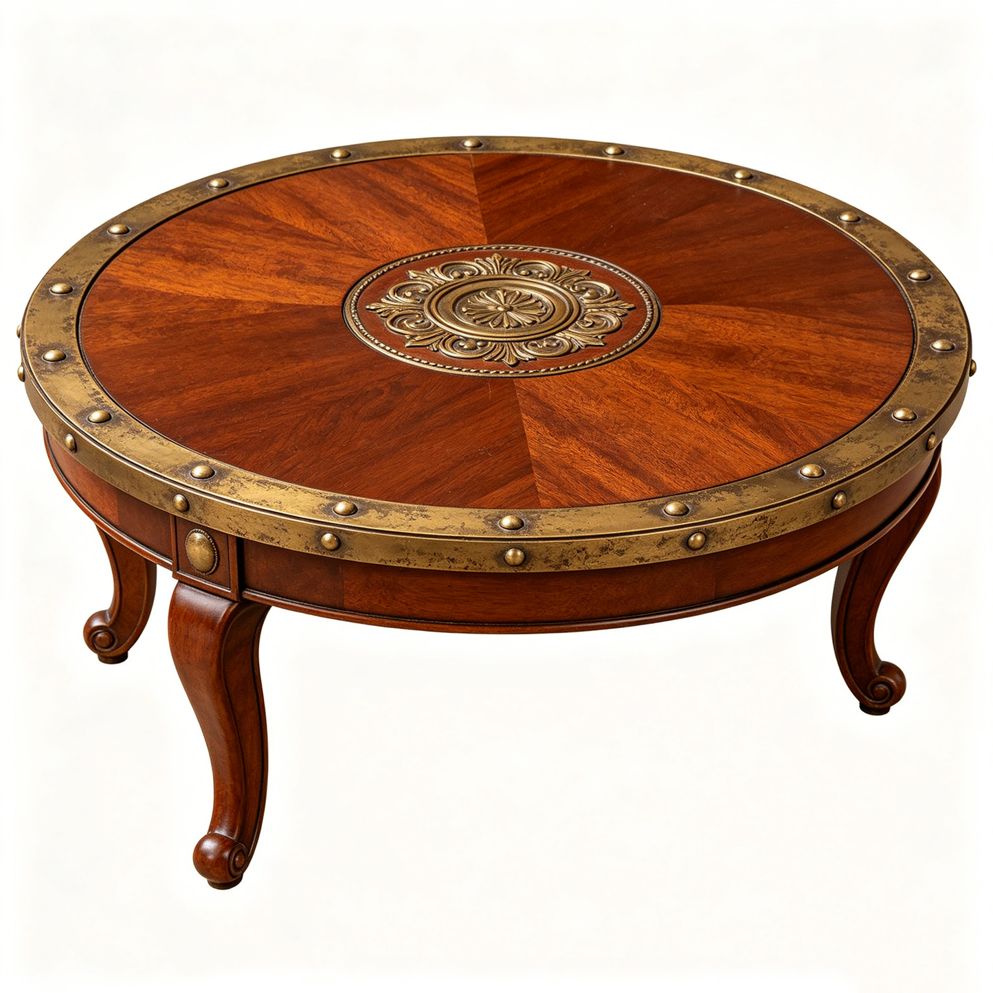 American Vintage Riveted Round Table