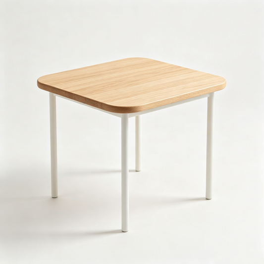 Light Oak Minimal Side Table