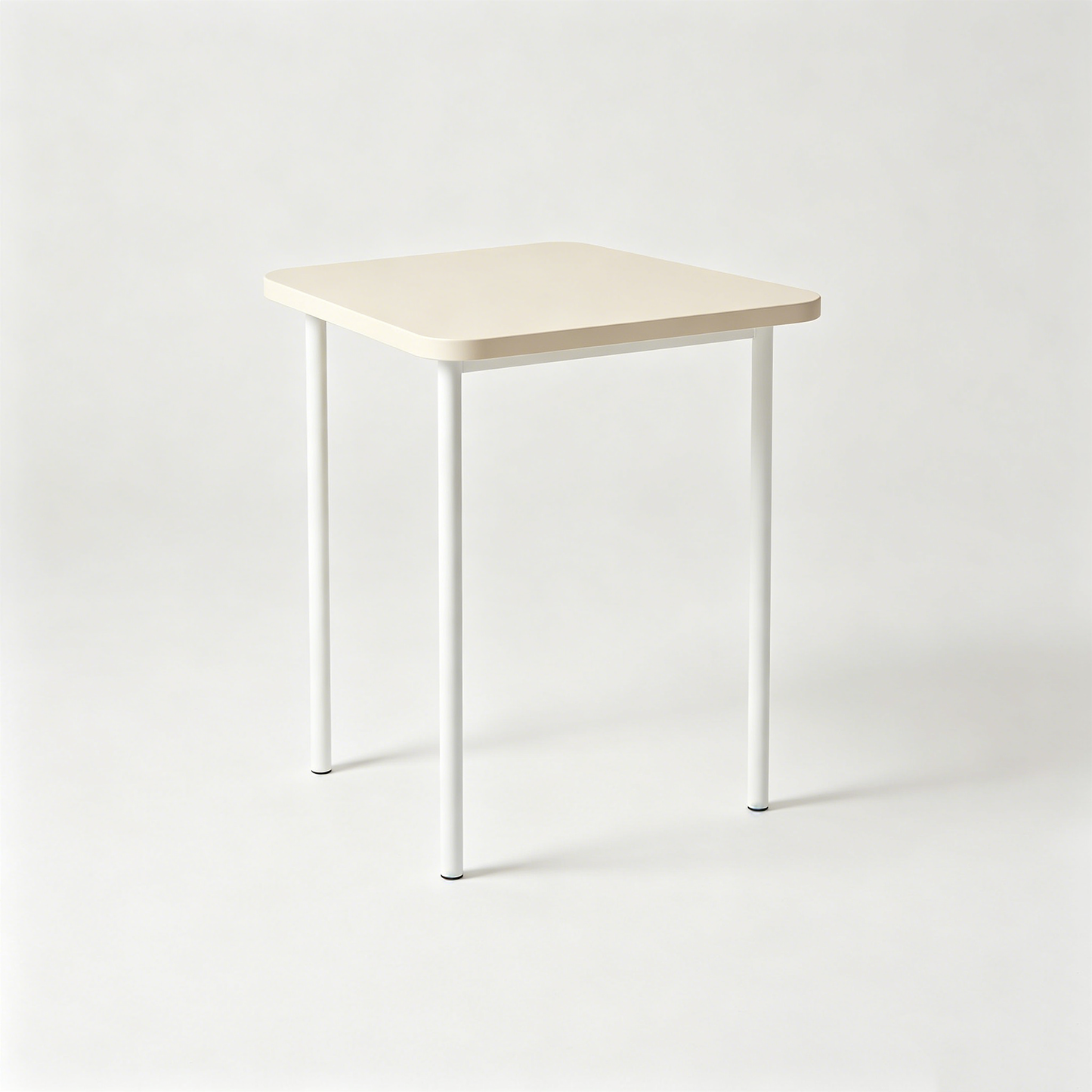 Cream Minimalist Slim‑Leg Table